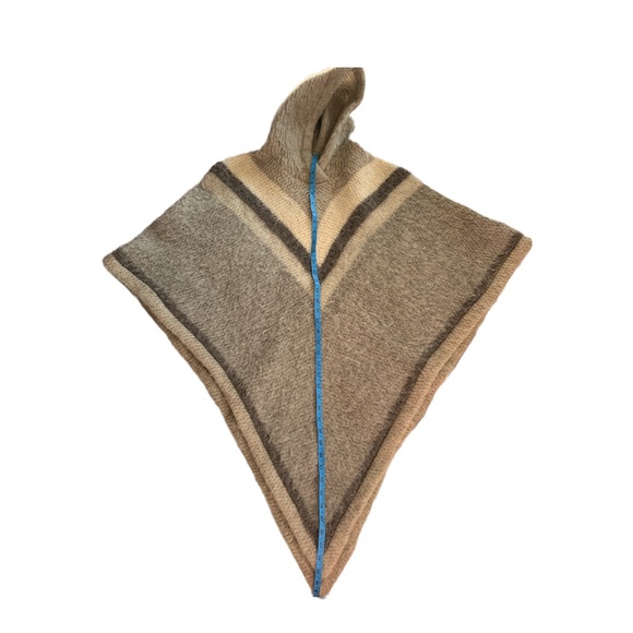 Icewool Vintage 100% Arctic Sheep Wool Poncho - Picture 3 of 4